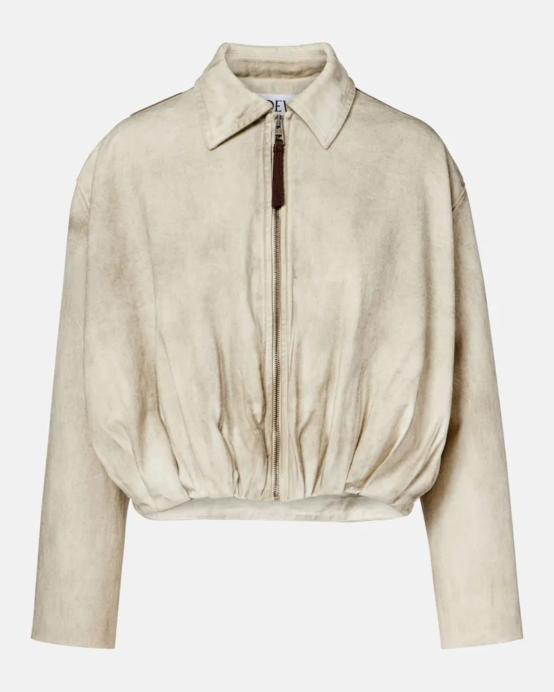 Loewe Jeansjacke Beige