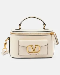 Valentino Garavani Tote Loco Mini aus Leder Nude