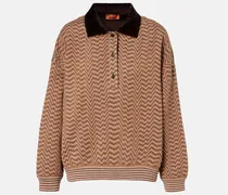 Polopullover aus Wolle und Baumwolle