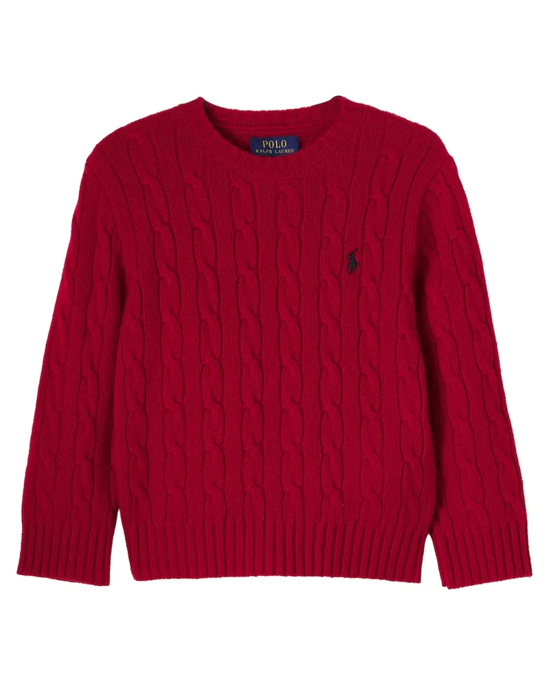Ralph Lauren Pullover aus Wolle und Kaschmir Rot