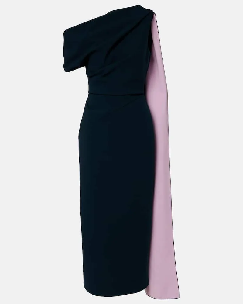 Roksanda Ilincic Off-Shoulder-Midikleid Maite Schwarz