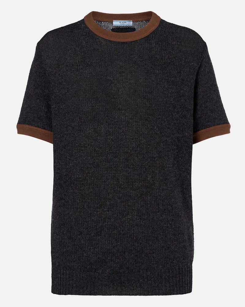 Prada Pullover aus Kaschmir Grau