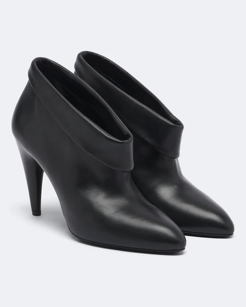 Isabel Marant Ankle Boots Jalena aus Leder Schwarz