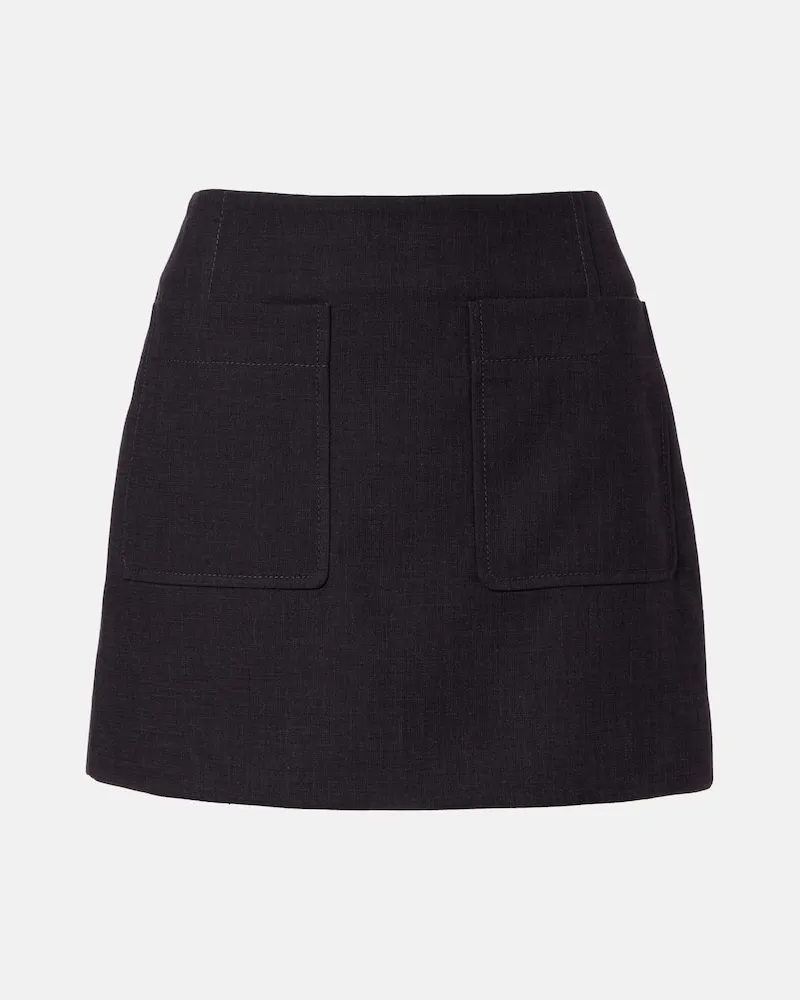 Bottega Veneta Minirock Grau