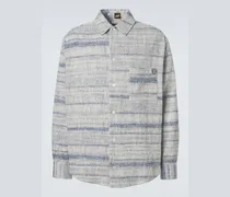 Paula's Ibiza Hemd aus Denim-Jacquard