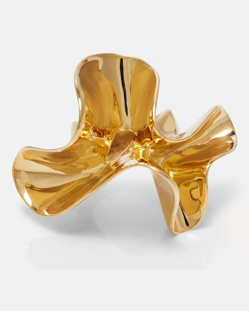 Bottega Veneta Ring Anemone aus Sterlingsilber, 18kt vergoldet Gold