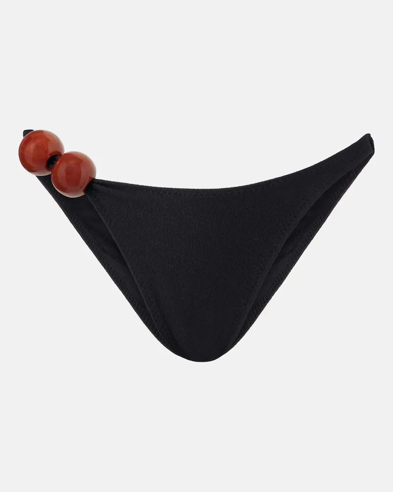 SAME Bikini-Höschen Marble Schwarz