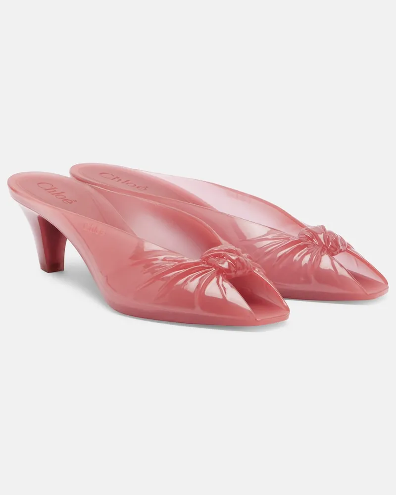 Chloé Chloé Pantoletten Chloé Jelly Rosa