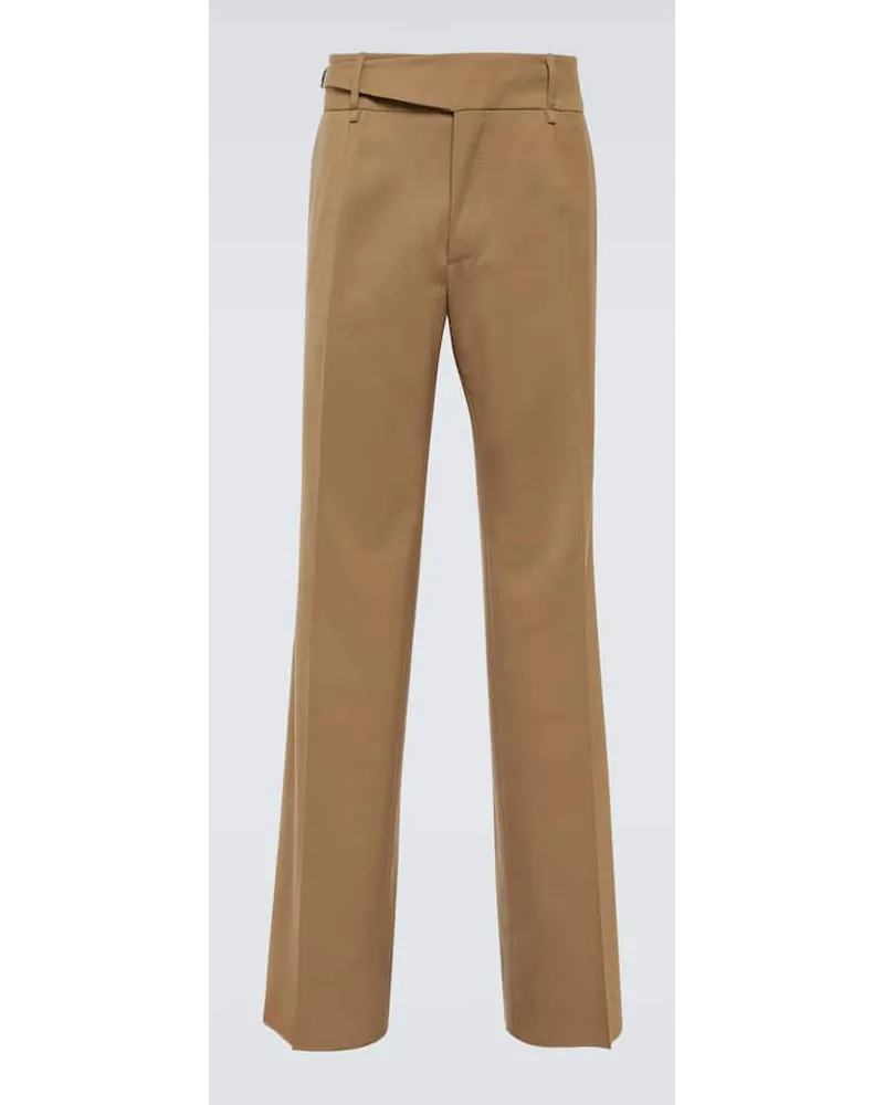 Dolce & Gabbana Anzughose aus Twill Braun