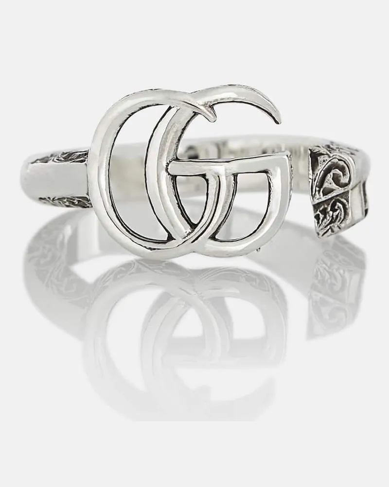 Gucci Ring Double G aus Sterlingsilber Silber