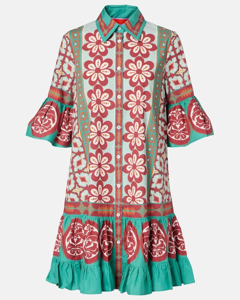 La DoubleJ Hemdblusenkleid Choux aus Baumwollpopeline Multicolor