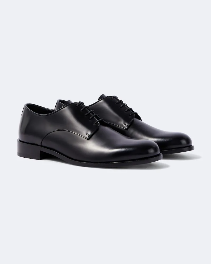 Giorgio Armani Schnürschuhe aus Leder Schwarz