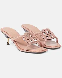 Tory Burch Verzierte Sandalen Geo Bombe Miller Gold