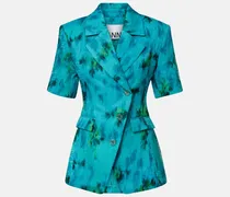 Bedruckter Blazer aus Organza