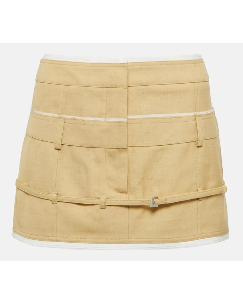 Jacquemus Minirock La Mini Jupe Caraco Beige