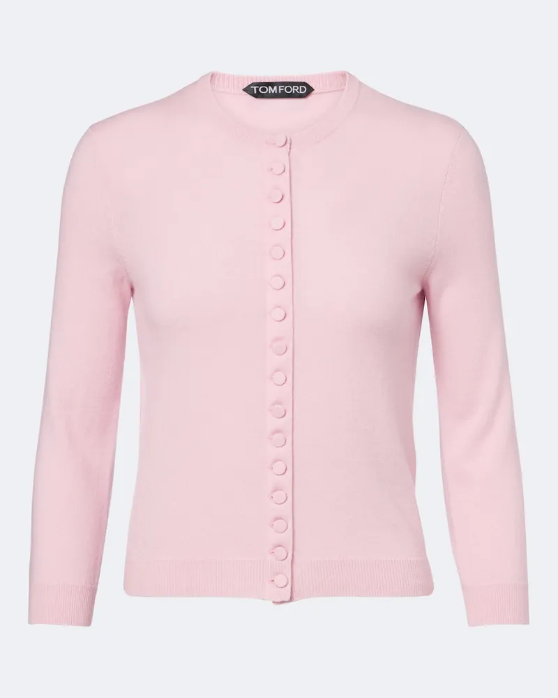 Tom Ford Cardigan aus Kaschmir Rosa