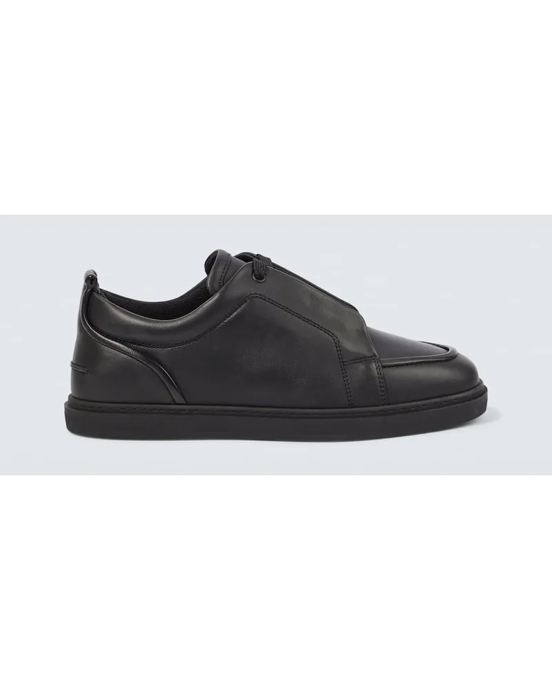 Christian Louboutin Sneakers Jimmy aus Leder Schwarz