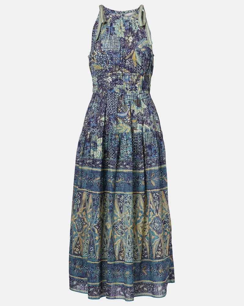 Ulla Johnson Maxikleid Essie aus einem Baumwollgemisch Multicolor