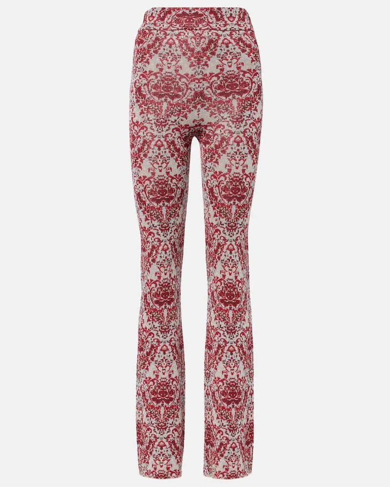 Paco Rabanne Gerade Hose Rot