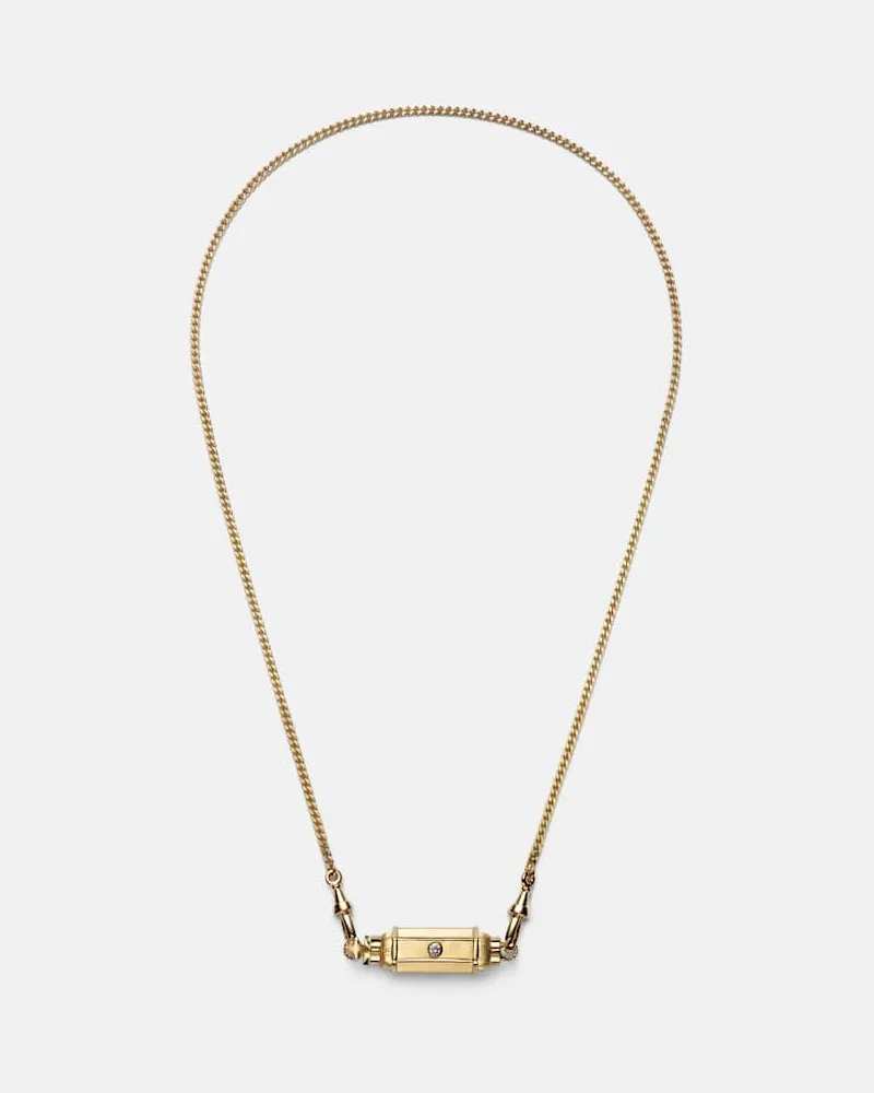 Marie Lichtenberg Halskette Coco aus 18kt Gelbgold und Diamanten Gold