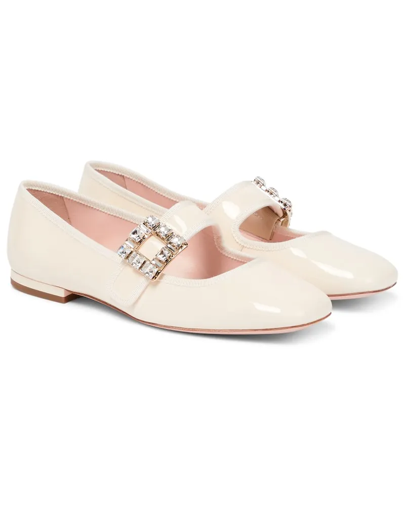 Roger Vivier Ballerinas Très Vivier Weiß