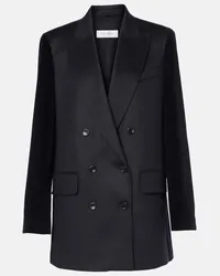 Max Mara Blazer Potente aus Kamelhaar Blau