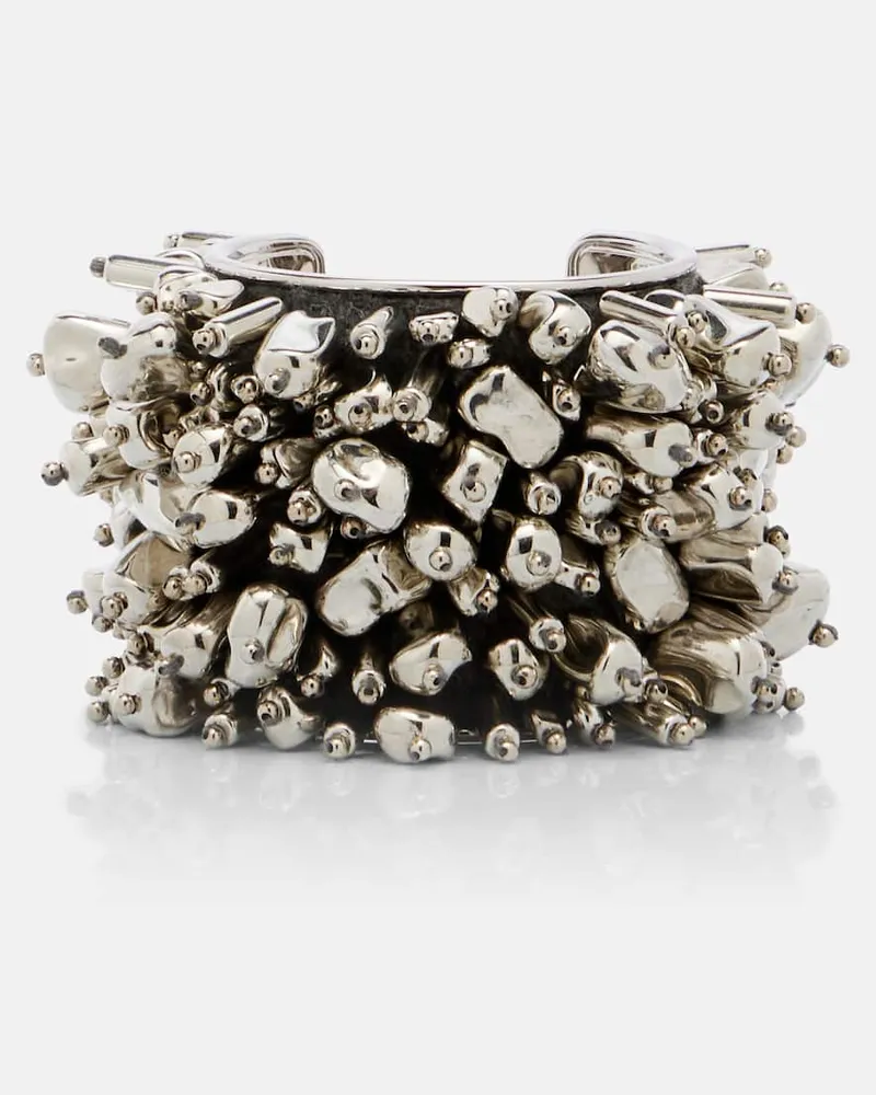 Dries van Noten Verzierter Armreif Silber