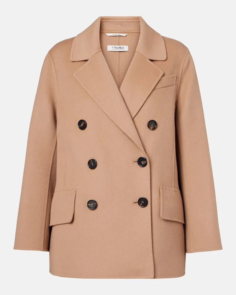 Max Mara Cabanjacke Lukas aus Schurwolle Beige