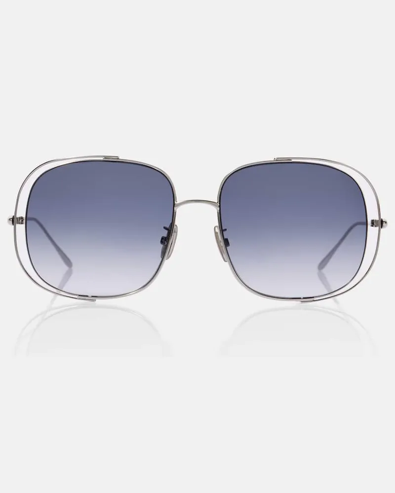 Loewe Eckige Sonnenbrille Blau