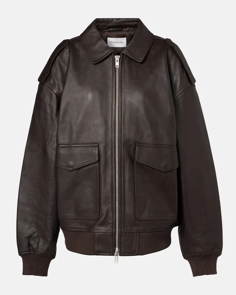 FRANKIE Shop Lederjacke Viper Braun