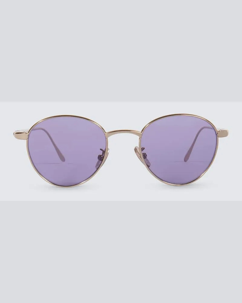 Loewe Runde Sonnenbrille Lila