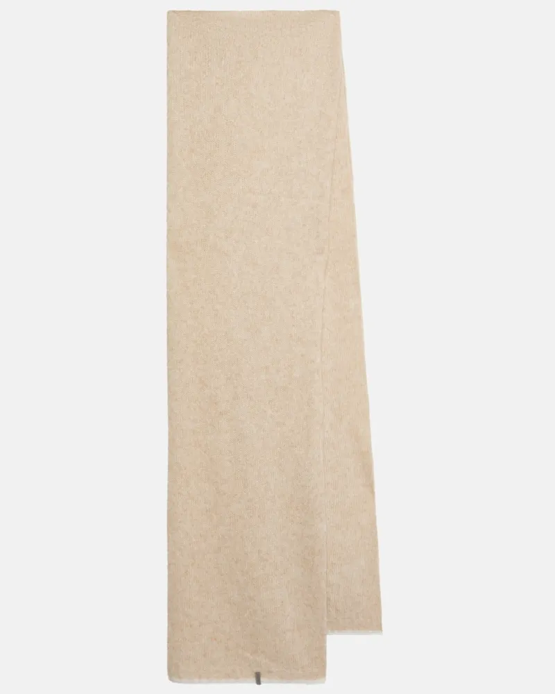 Brunello Cucinelli Schal aus Mohair Beige