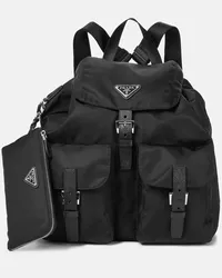 Prada Rucksack aus Re-Nylon Schwarz