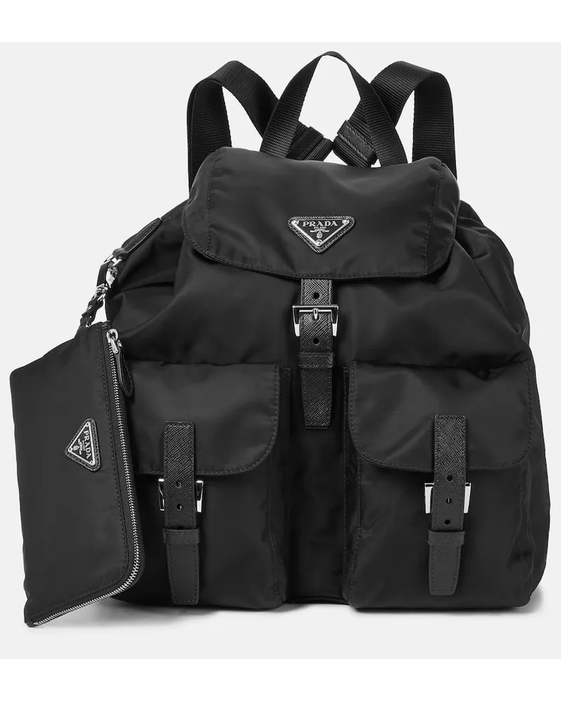 Prada Rucksack aus Re-Nylon Schwarz