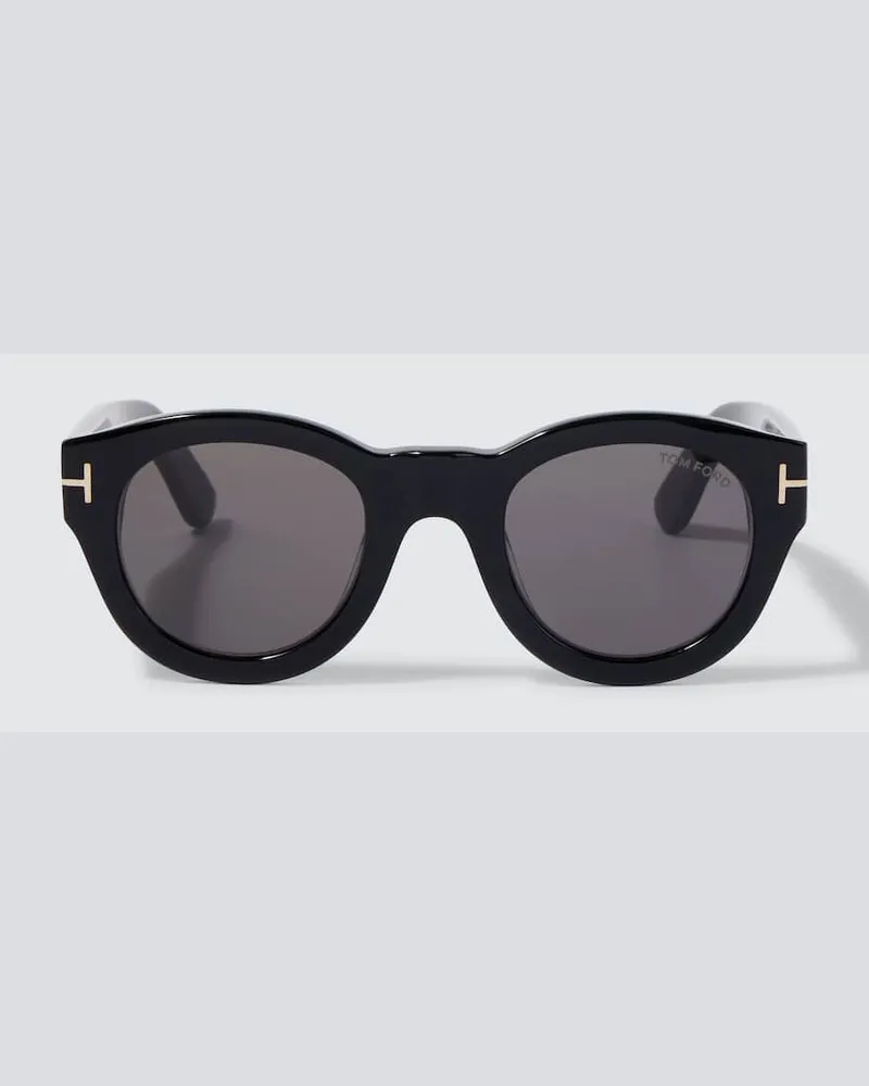 Tom Ford Runde Sonnenbrille Lucinda Schwarz