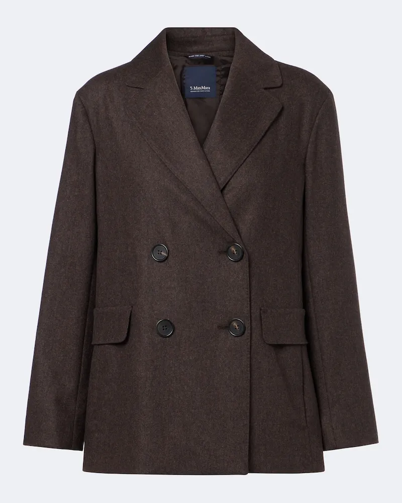 Max Mara Blazer aus Wolle Braun