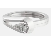 Ring Serti Inverse aus 18kt Weissgold mit Diamant