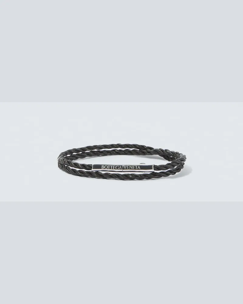 Bottega Veneta Armband aus Sterlingsilber Braun