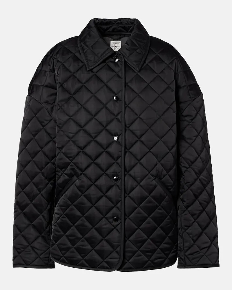 Totême Steppjacke Schwarz