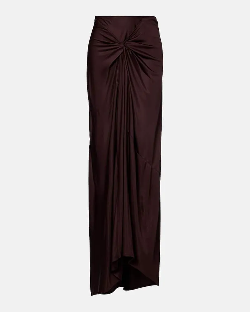 Dries van Noten Maxirock Burgund