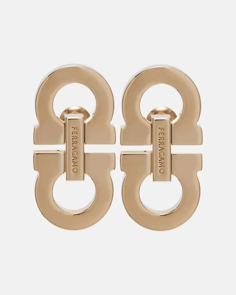 Ferragamo Ohrringe Gancini Gold