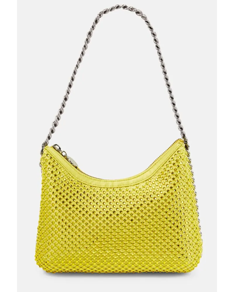 Stella McCartney Verzierte Schultertasche Falabella Gelb