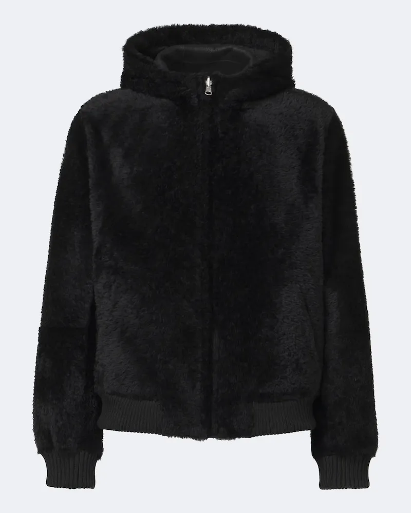 Arma Wendbare Jacke Novel aus Shearling Schwarz