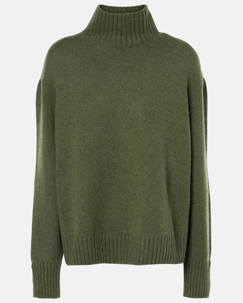 Loro Piana Pullover Parksville aus Kaschmir Grün