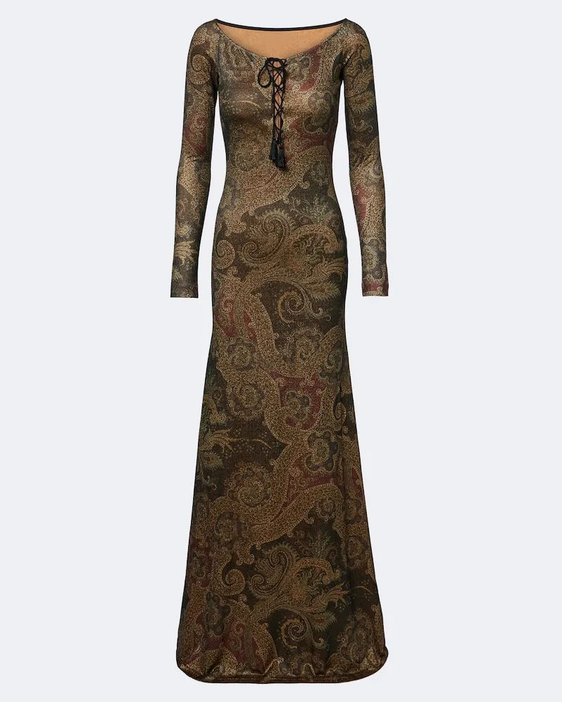 Etro Robe aus Jersey Multicolor