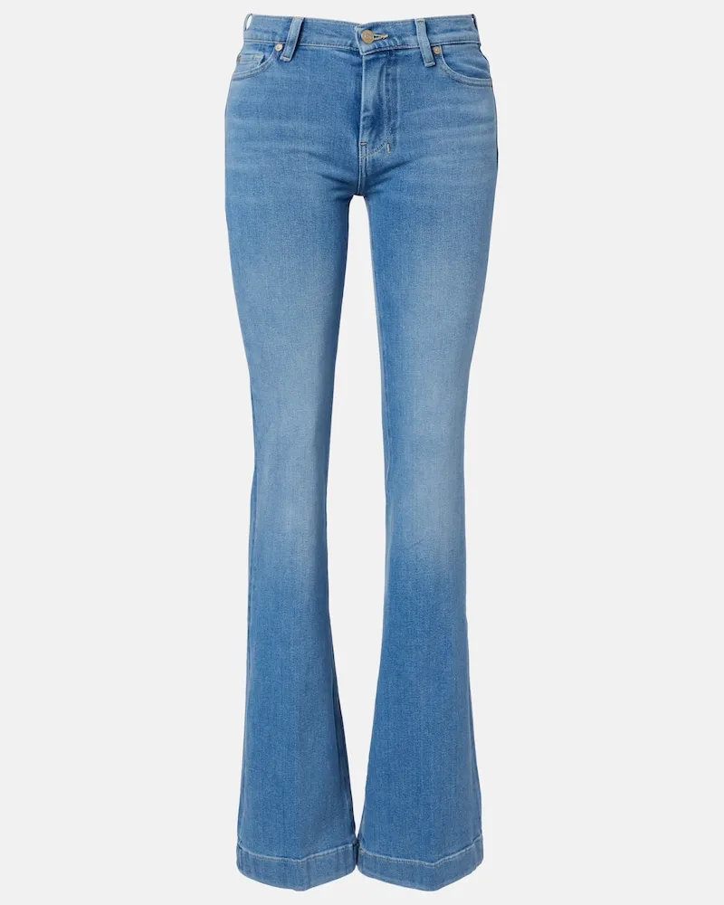 7 for all mankind Flared Jeans Dojo Blau