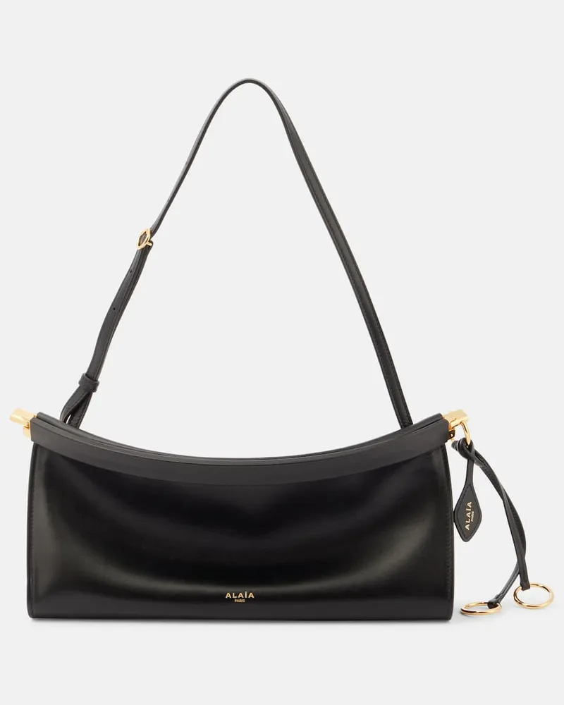 Alaïa Alaïa Schultertasche Le Click East West Medium Schwarz