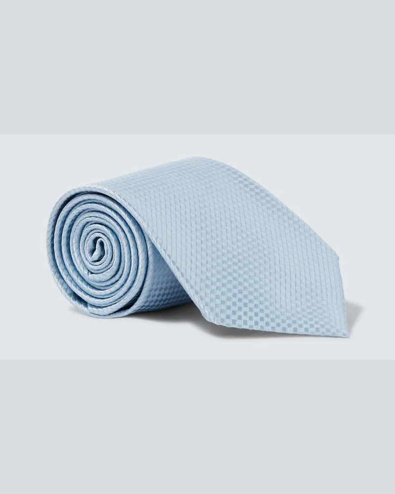 Tom Ford Krawatte aus Seiden-Twill Blau