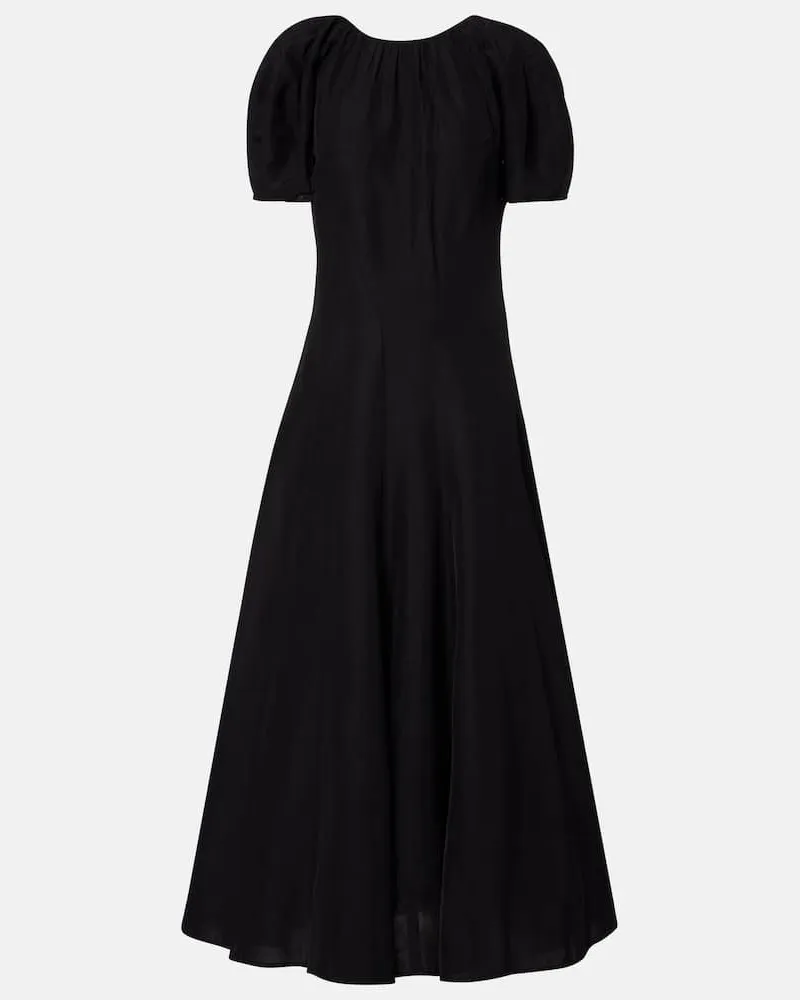Tory Burch Maxikleid aus Jersey Schwarz