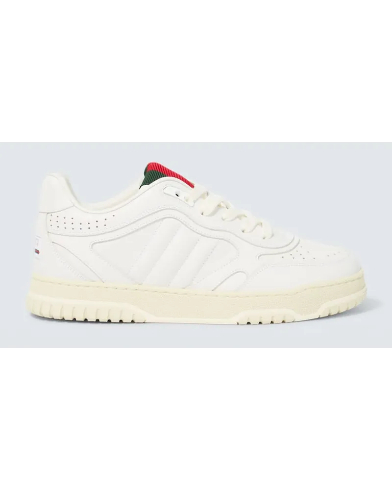 Gucci Sneakers  Re-Web aus Leder Weiss